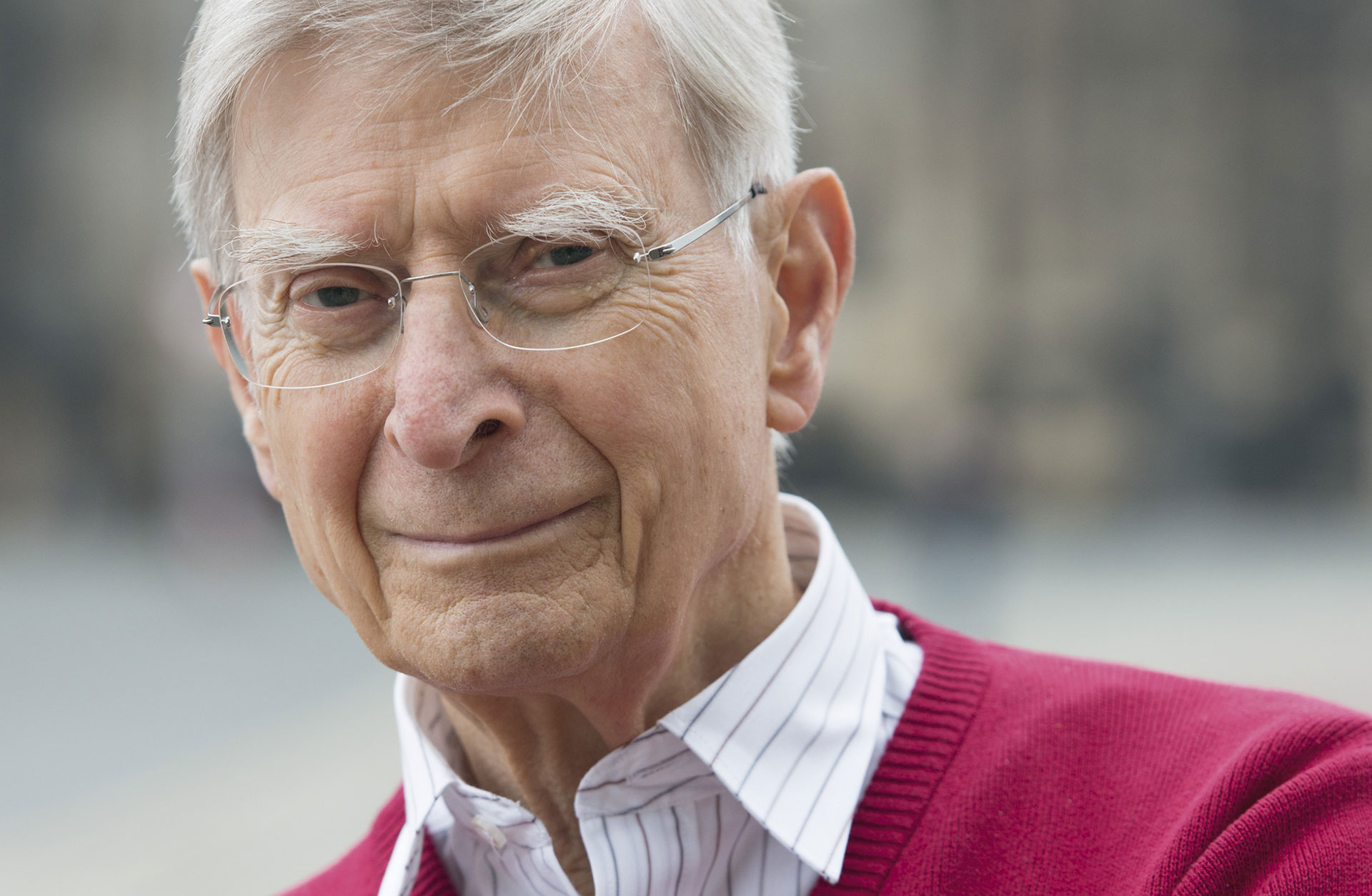 Ansiktsnärbild av Herbert Blomstedt