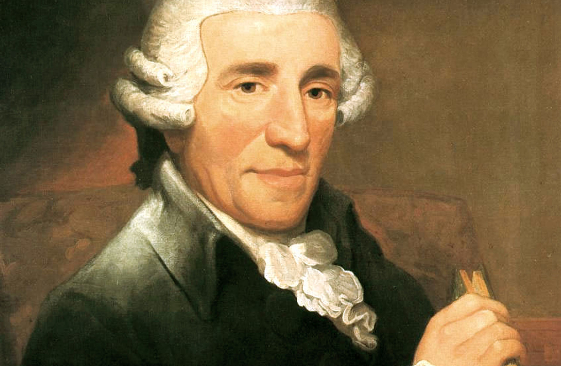 Oljemålning, porträtt av Joseph Haydn