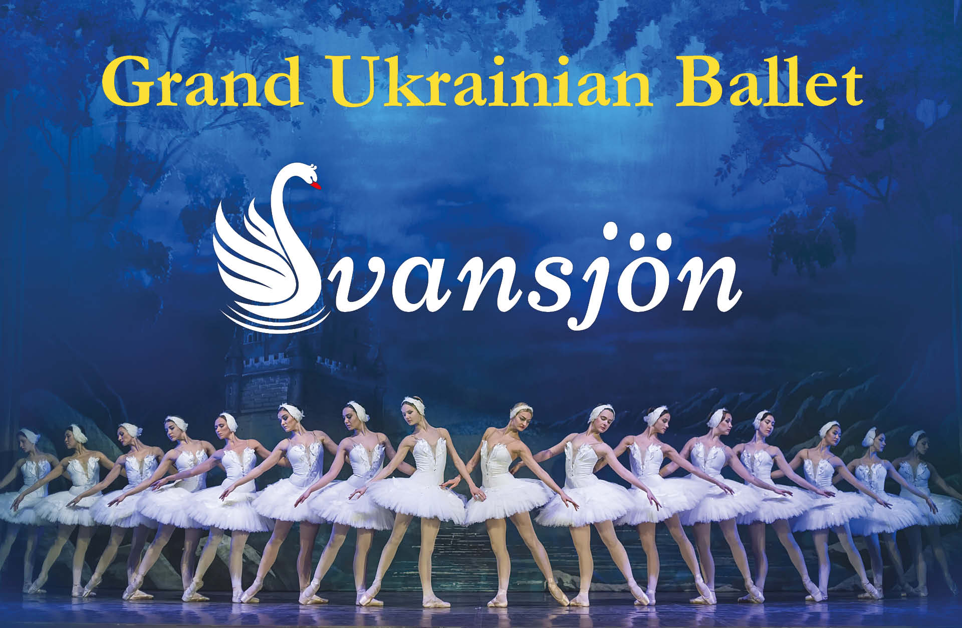flera balettdansöser med texten "grand Ukrainian ballet"